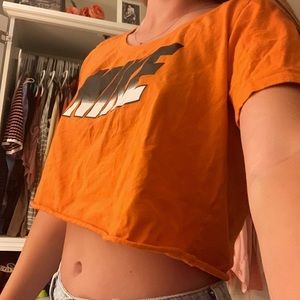 Nike crop top.